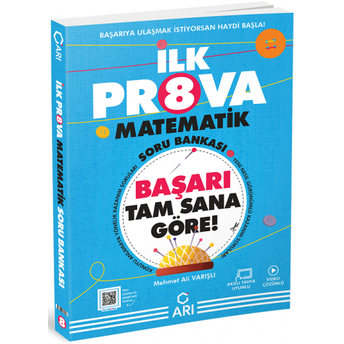 Arı Yayınları 8. Sınıf Matematik Ilk Prova Soru Bankası Mehmet Ali Varışlı