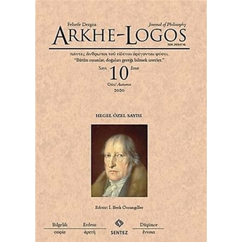 Arkhe - Logos Felsefe Dergisi Sayı: 10 Güz 2020 Kolektif