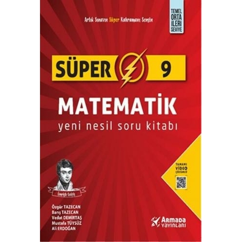 Armada Süper 9 Matematik Yeni Nesil Soru Kitabı