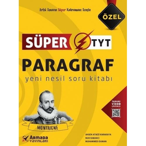 Armada Yayıncılık 2022 Süper Tyt Paragraf Soru Kitabı