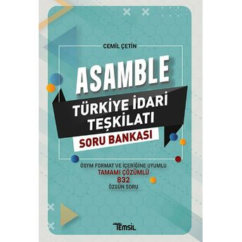 Asamble Türkiye Idari Taşkilatı Çözümlü Soru Bankası Cemil Çetin