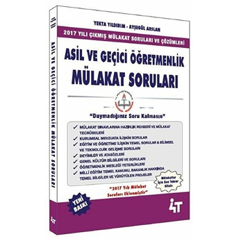 Asil Ve Geçici Öğretmenlik Mülakat Soruları Ayşegül Arslan