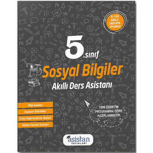 Asistan Yayınları 5.Sınıf Sosyal Bilgiler Akıllı Ders Asistanı