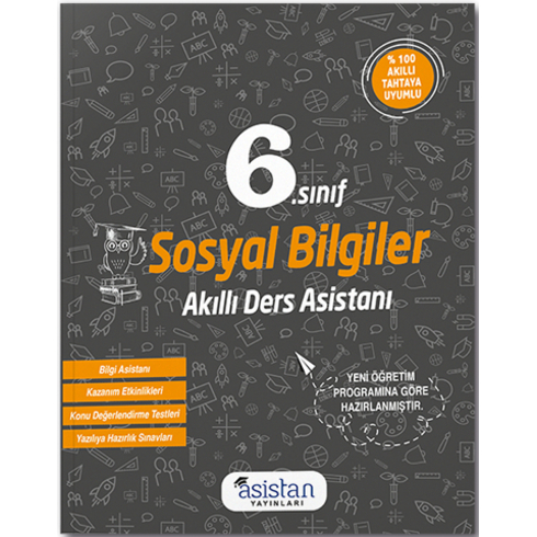 Asistan Yayınları 6. Sınıf Sosyal Bilgiler Akıllı Ders Asistanı