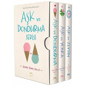 Aşk Ve Dondurma Serisi Kutulu Set (3 Kitap Takım) (Ciltli) Jenna Evans Welch