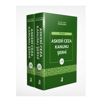 Askeri Ceza Kanunu Şerhi (2 Cilt) Orhan Çelen