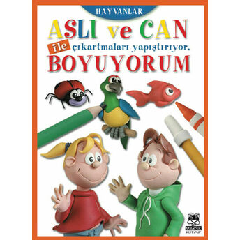 Aslı Ve Can Ile Çıkartmaları Yapıştırıyor, Boyuyorum - Hayvanlar Kolektif