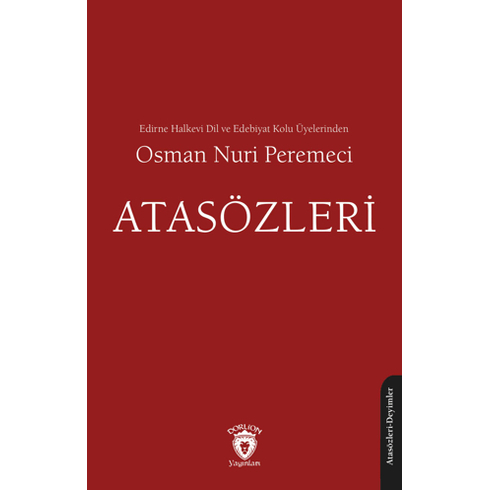 Atasözleri 1942 Osman Nuri Peremeci