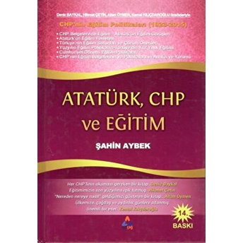 Atatürk Chp Ve Eğitim-Şahin Aybek