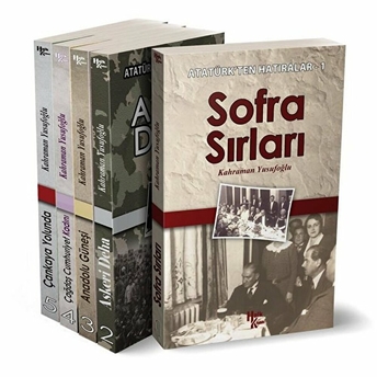 Atatürk'ten Hatıralar - 5 Kitap Set - Kahraman Yusufoğlu