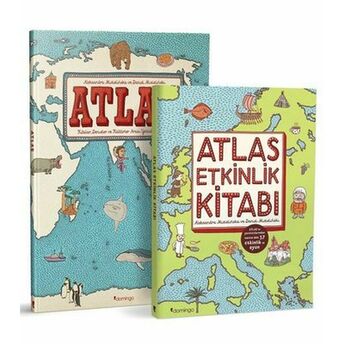 Atlas Set (2 Kitap Takım) Aleksandra Mizielinska