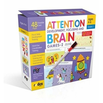 Attention Development, Focusing And Brain Games-2 - Grade-Level 2 - Ages 4-6