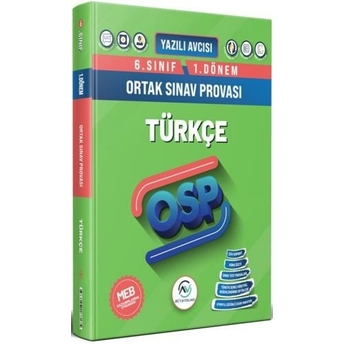 Av Akıllı Versiyon Yayınları 6. Sınıf Türkçe 1. Dönem Osp Orta Sınav Provası Komisyon