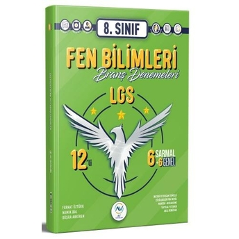 Av Akıllı Versiyon Yayınları 8. Sınıf Lgs Fen Bilimleri 12 Li Branş Deneme Komisyon