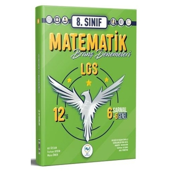 Av Akıllı Versiyon Yayınları 8. Sınıf Lgs Matematik 12 Li Branş Deneme Komisyon