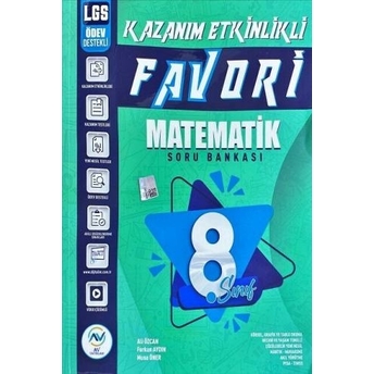 Av Akıllı Versiyon Yayınları 8. Sınıf Lgs Matematik Favori Kazanım Etkinlikli Soru Bankası Komisyon