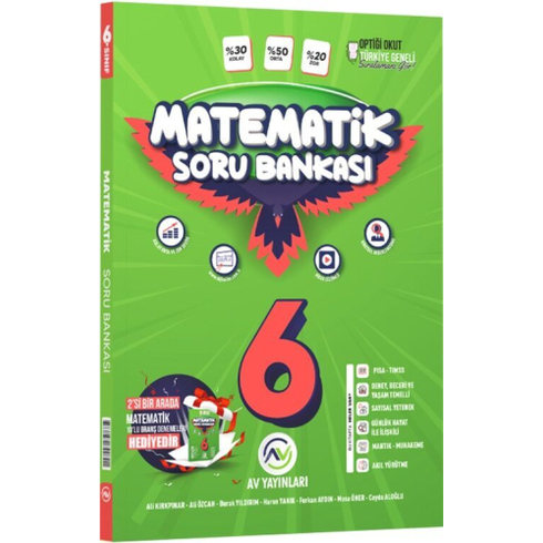 Av Yayınları 6. Sınıf Matematik Soru Bankası Ali Özcan