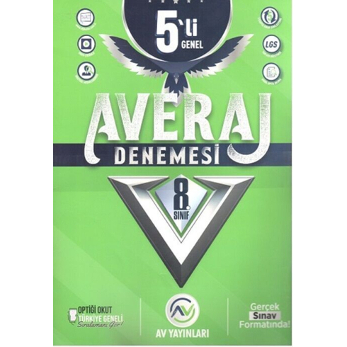 Av Yayınları 8. Sınıf Lgs Averaj 5 Li Deneme Komisyon