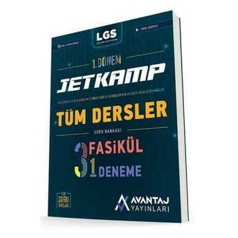 Avantaj Yayınları 8. Sınıf Lgs Tüm Dersler 1. Dönem Jet Kamp Fasikül Denemeleri Komisyon