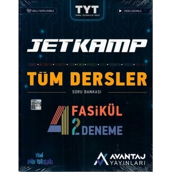 Avantaj Yayınları Tyt Jet Kamp Tüm Dersler Soru Bankası (4 Fasikül 2 Deneme) Komisyon