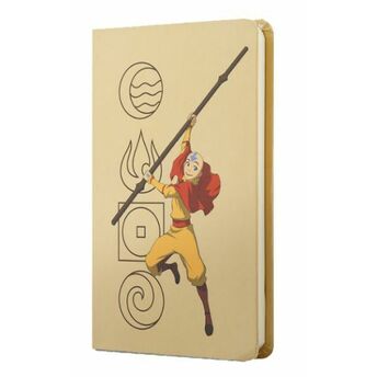 Avatar 4 Element Sert Kapak Mini Defter Krem