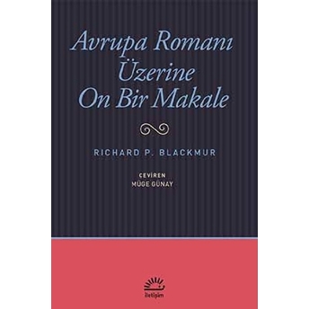 Avrupa Romanı Üzerine On Bir Makale Richard P. Blackmur