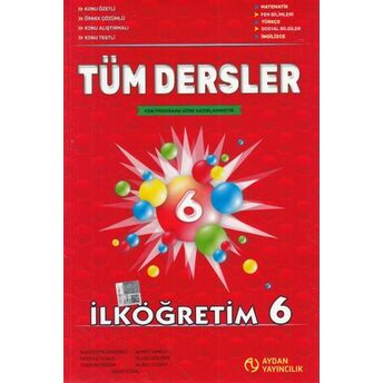 Aydan Tüm Dersler 6 (Yeni) Saadettin Ergeneci