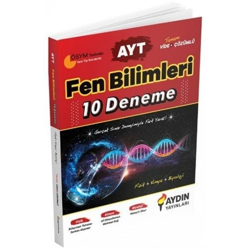 Aydın Ayt Fen Bilimleri 10 Deneme