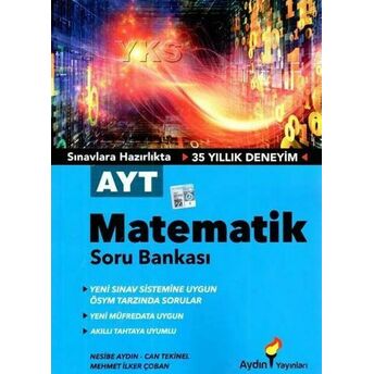 Aydın Ayt Matematik Soru Bankası (Yeni) Nesibe Aydın - Can Tekinel - Mehmet Ilker Çoban