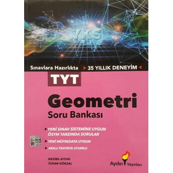 Aydın Tyt Geometri Soru Bankası (Yeni) Nesibe Aydın, Tufan Köksal