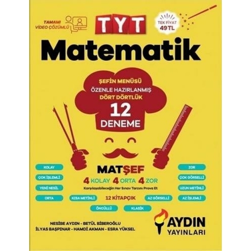 Aydın Tyt Matematik 12 Deneme