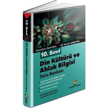 Aydın Yayınları 10. Sınıf Din Kültürü Ve Ahlak Bilgisi Konu Özetli Soru Bankası Komisyon