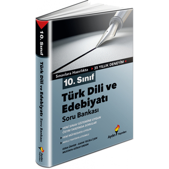 Aydın Yayınları 10. Sınıf Türk Dili Ve Edebiyatı Soru Bankası Komisyon