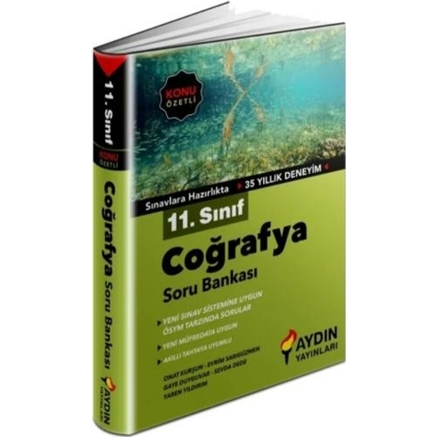 Aydın Yayınları 11. Sınıf Coğrafya Konu Özetli Soru Bankası Evrim Sarıgüzmen