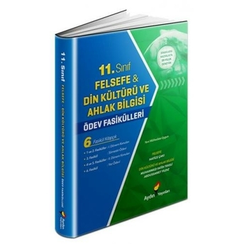 Aydın Yayınları 11. Sınıf Felsefe Din Kültürü Ve Ahlak Bilgisi Ödev Fasikülleri Komisyon