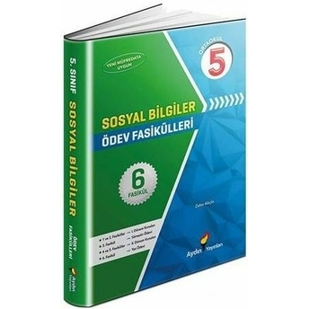 Aydın Yayınları 5. Sınıf Sosyal Bilgiler Ödev Fasikülleri Komisyon