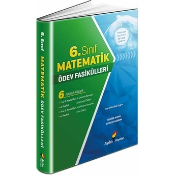 Aydın Yayınları 6. Sınıf Matematik Ödev Fasikülleri Komisyon