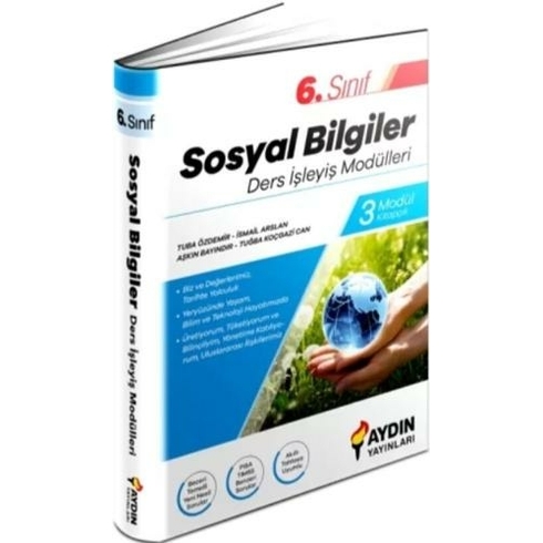 Aydın Yayınları 6. Sınıf Sosyal Bilgiler Ders Işleyiş Modülleri Komisyon