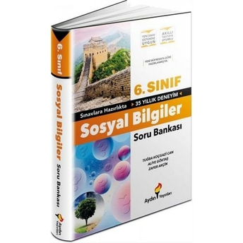 Aydın Yayınları 6. Sınıf Sosyal Bilgiler Soru Bankası Komisyon