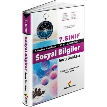 Aydın Yayınları 7. Sınıf Sosyal Bilgiler Soru Bankası Komisyon