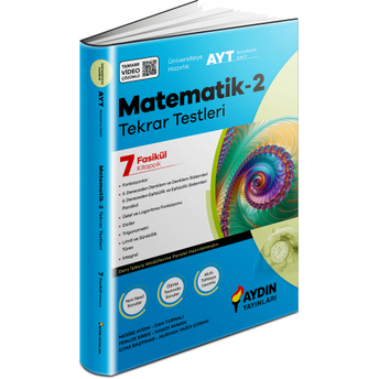 Aydın Yayınları Ayt Matematik 2 Tekrar Testleri Komisyon