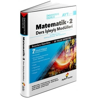 Aydın Yayınları Ayt Matematik Üniversiteye Hazırlık Ders Işleyiş Modülleri 2. Kitap Nesibe Aydın