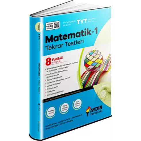 Aydın Yayınları Tyt Matematik-1 Tekrar Testleri