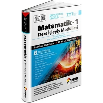 Aydın Yayınları Tyt Üniversiteye Hazırlık Matematik Ders Işleyiş Modülleri 1. Kitap Nesibe Aydın