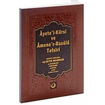 Ayetel Kürsi Ve Amener Rasulü Tefsiri Mahmud Ustaosmanoğlu