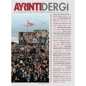 Ayrıntı Dergi Sayı: 1 Kasım-Aralık 2013