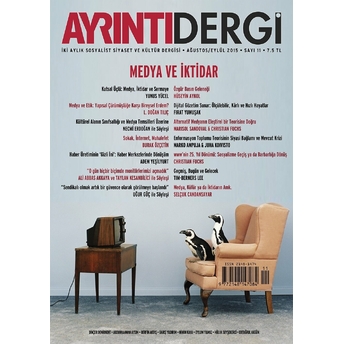 Ayrıntı Dergisi Sayı: 11 Ağustos-Eylül 2015 Kolektif