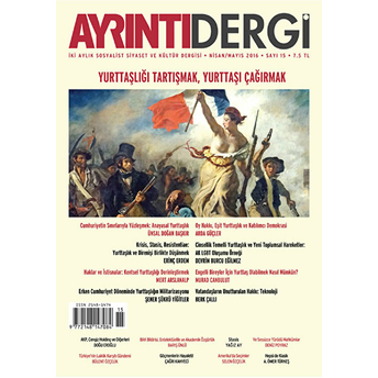 Ayrıntı Dergisi Sayı: 15 Nisan-Mayıs 2016 Kolektif