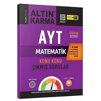 Ayt 12. Sınıf 1. Dönem Matematik Konu Konu Çıkmış Sorular Kolektif