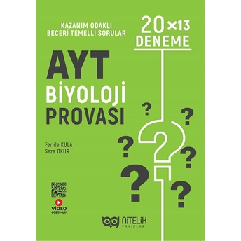 Ayt Biyoloji Provası 20 X 13 Deneme Feride Kula